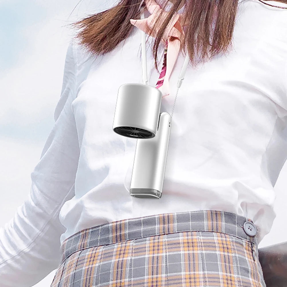 Mini Turbo Ice Fan – USB-Powered Cooling with Digital Display