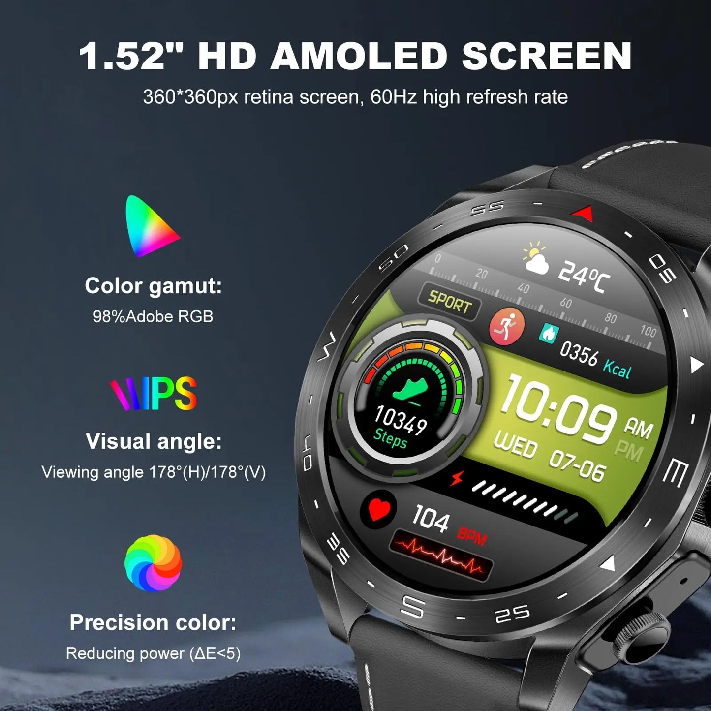 New Smart Watch & Bluetooth Earbuds 2-in-1