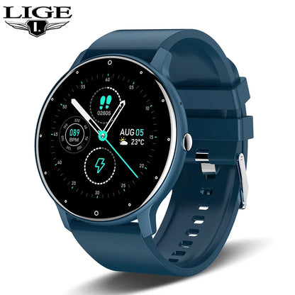 LIGE ZL02 Smartwatch – Touch Screen, Bluetooth Calls, IP67 Waterproof
