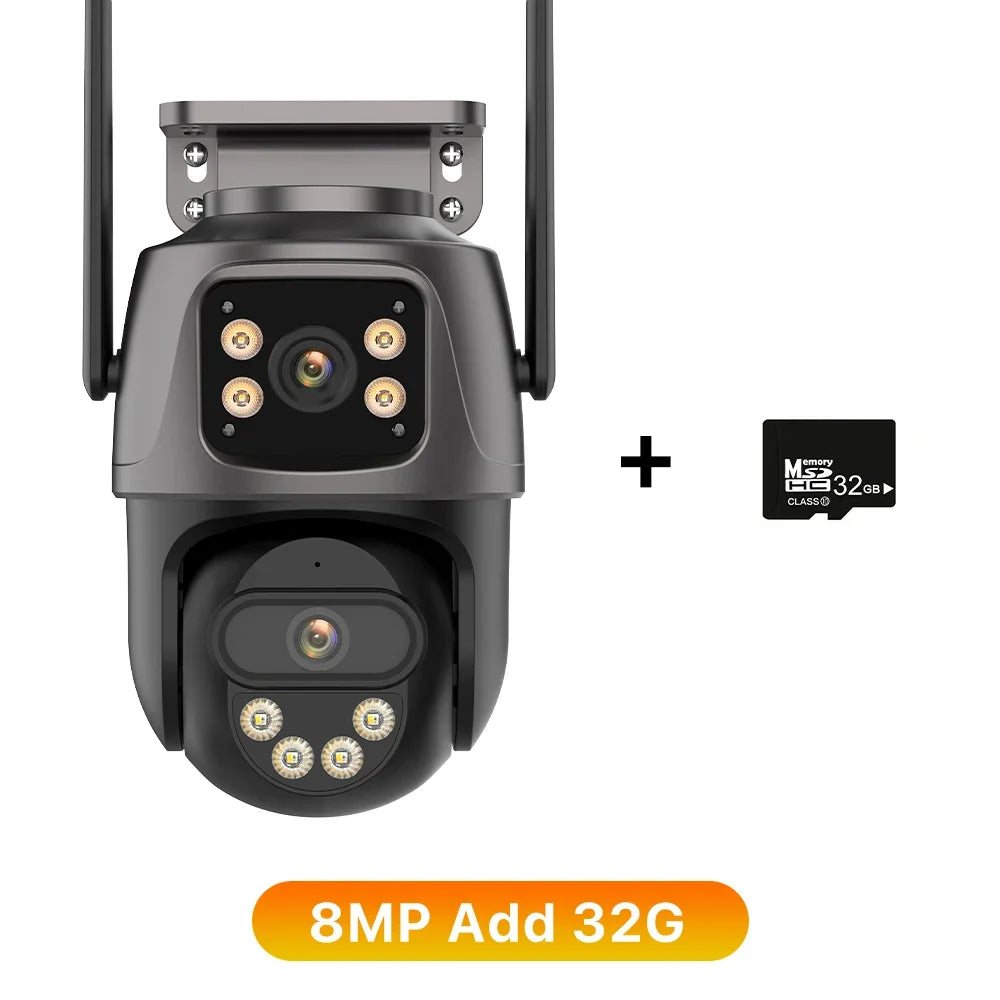 3-Lens 15MP HD WiFi PTZ Camera – CCTV