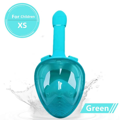 Underwater Anti-Fog Full Face Snorkel Mask