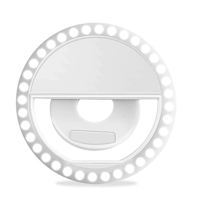 USB Selfie Ring Light – Bright, Adjustable Phone Light for iPhone & Android