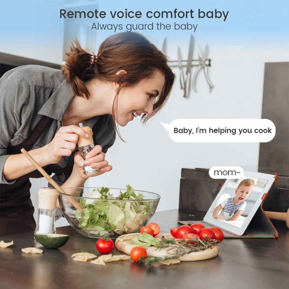 4MP Baby Monitor – WiFi, 360° Pan, Cry Detection & HD Night Vision