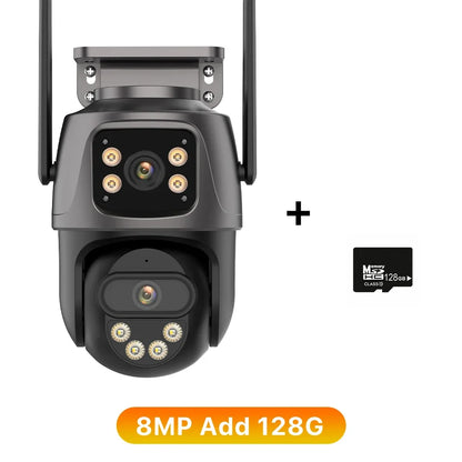 3-Lens 15MP HD WiFi PTZ Camera – CCTV