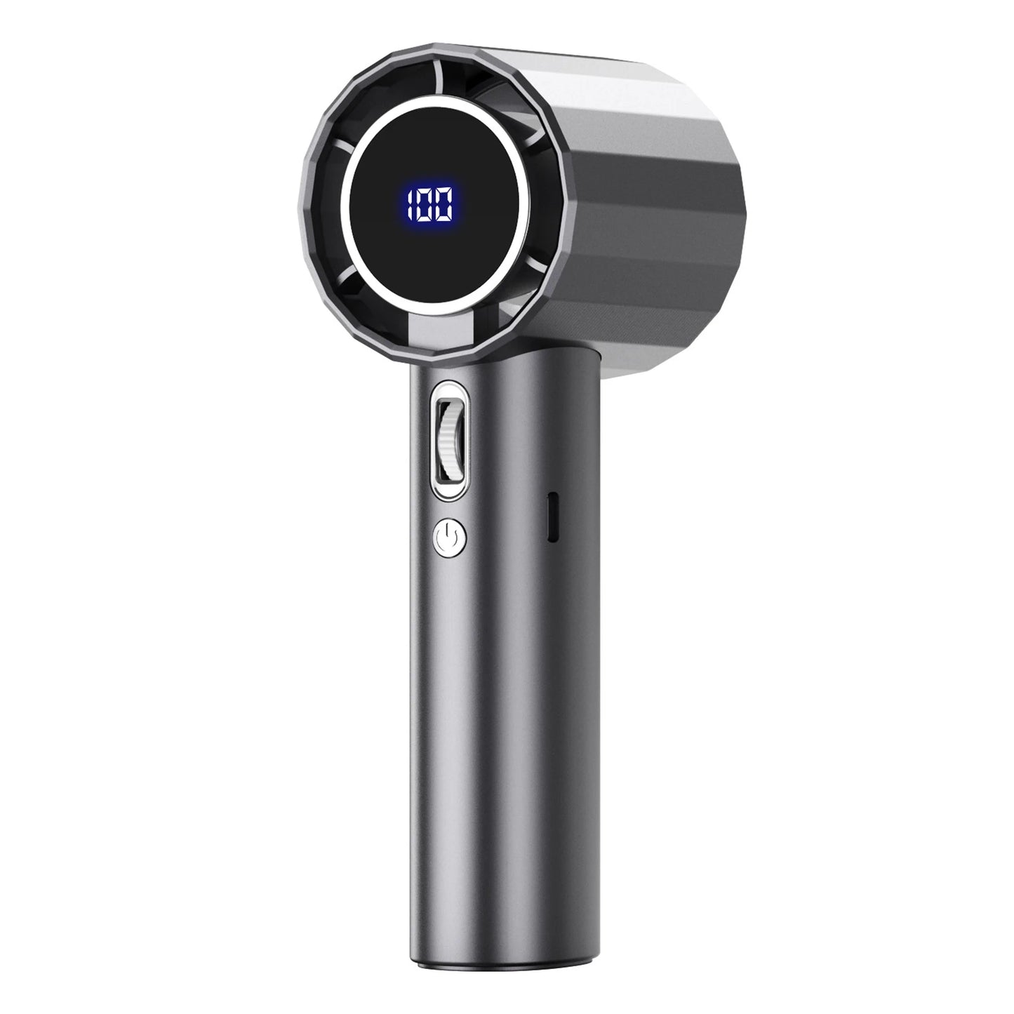 Ultralight Cooling Fan – Adjustable 100 Speeds, Low Noise, LED Display