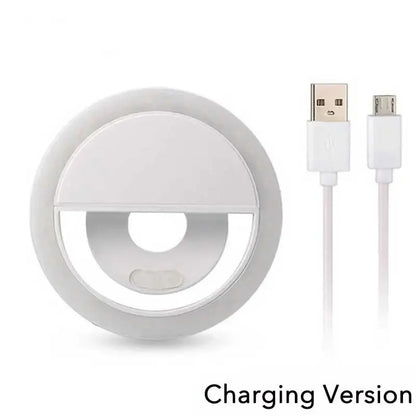 USB Selfie Ring Light – Bright, Adjustable Phone Light for iPhone & Android
