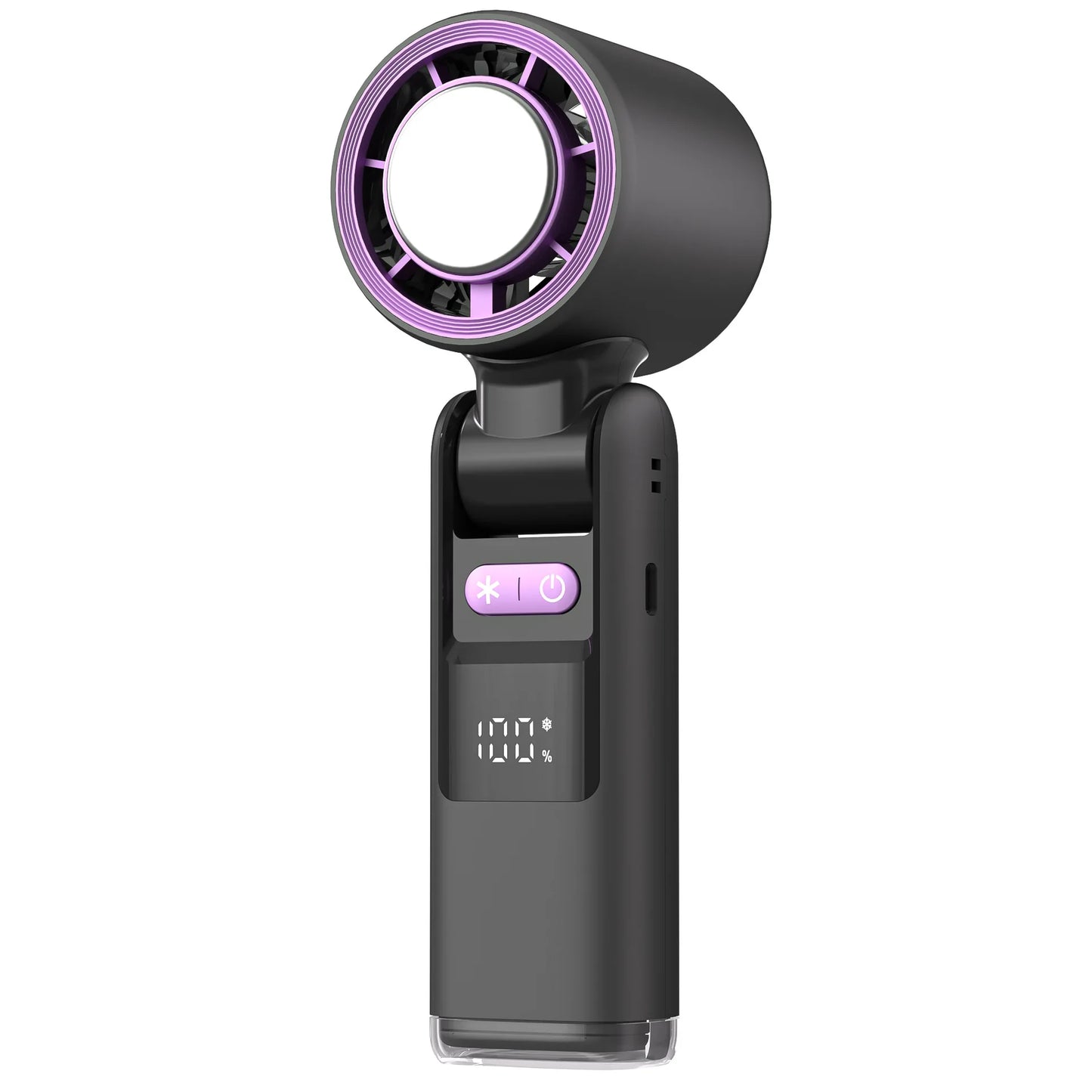 Mini Turbo Ice Fan – USB-Powered Cooling with Digital Display