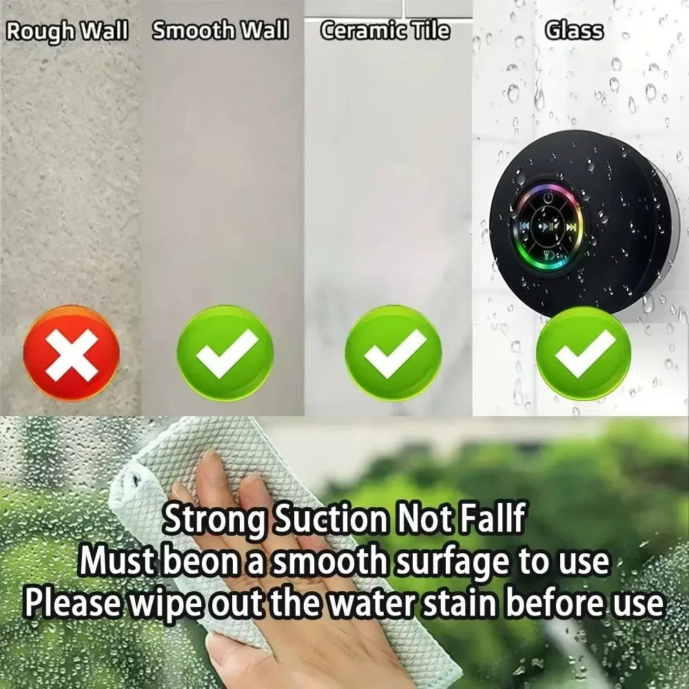 Waterproof Wireless LED Bluetooth Speaker