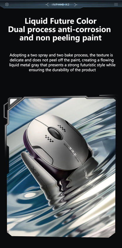 Inphic X2 - Silent Metal Wireless Mouse