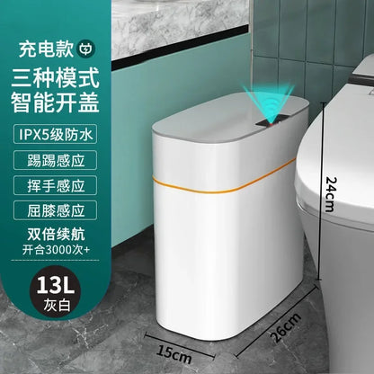 Smart Automatic Trash Can – Touchless, Large Capacity, Waterproof