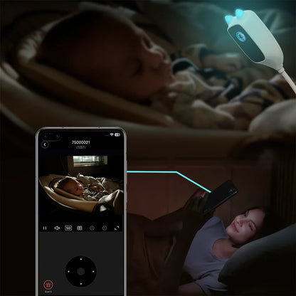 4MP Baby Monitor – WiFi, 360° Pan, Cry Detection & HD Night Vision