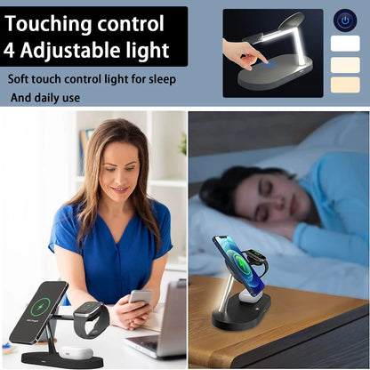 3-in-1 Fast Wireless Charging Stand