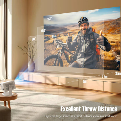 4K Android 1080P Projector – 650ANSI