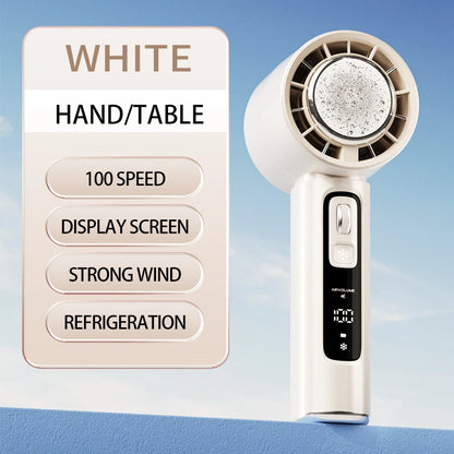 Refrigeration High-Speed Handheld Electric Fan - 4000mAh