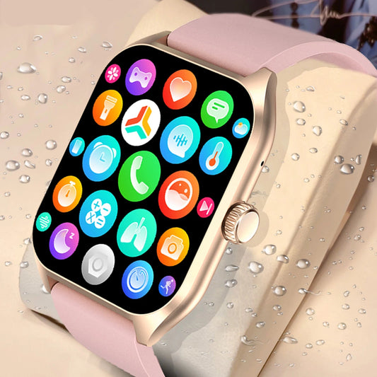 Smart AI Watch – 1.96'' HD, 100+ Sports, Heart & Sleep Tracker