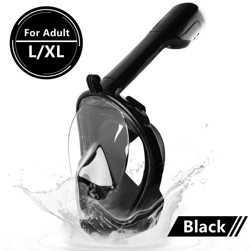 Underwater Anti-Fog Full Face Snorkel Mask