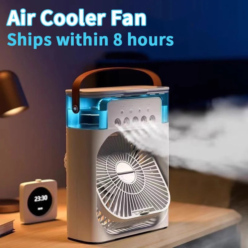 3-in-1 Smart Air Cooler – Portable AC, Humidifier & Night Light