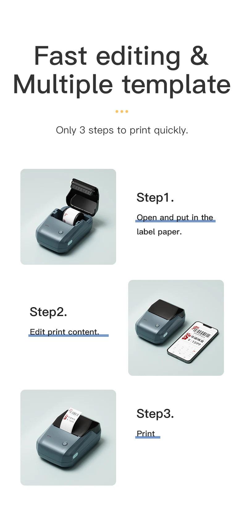 Mini Portable Thermal Printer – Pocket-Sized