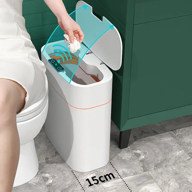 Smart Automatic Trash Can – Touchless, Large Capacity, Waterproof