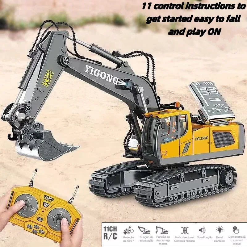 New Drift RC 4x4 Off-Road Excavator – Ultimate Stunt & Crawler Toy
