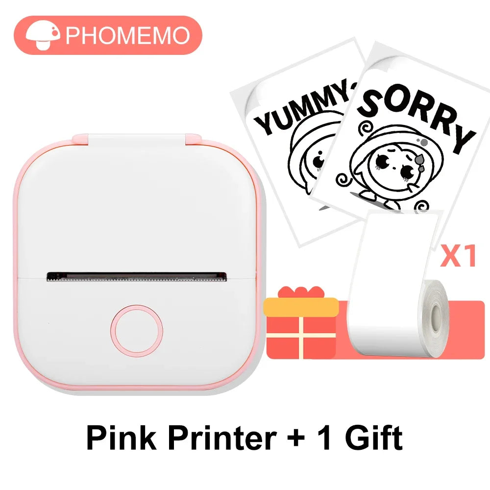 T02 Mini Bluetooth Thermal Printer