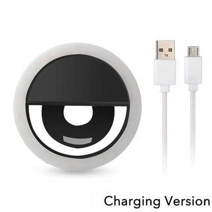 USB Selfie Ring Light – Bright, Adjustable Phone Light for iPhone & Android