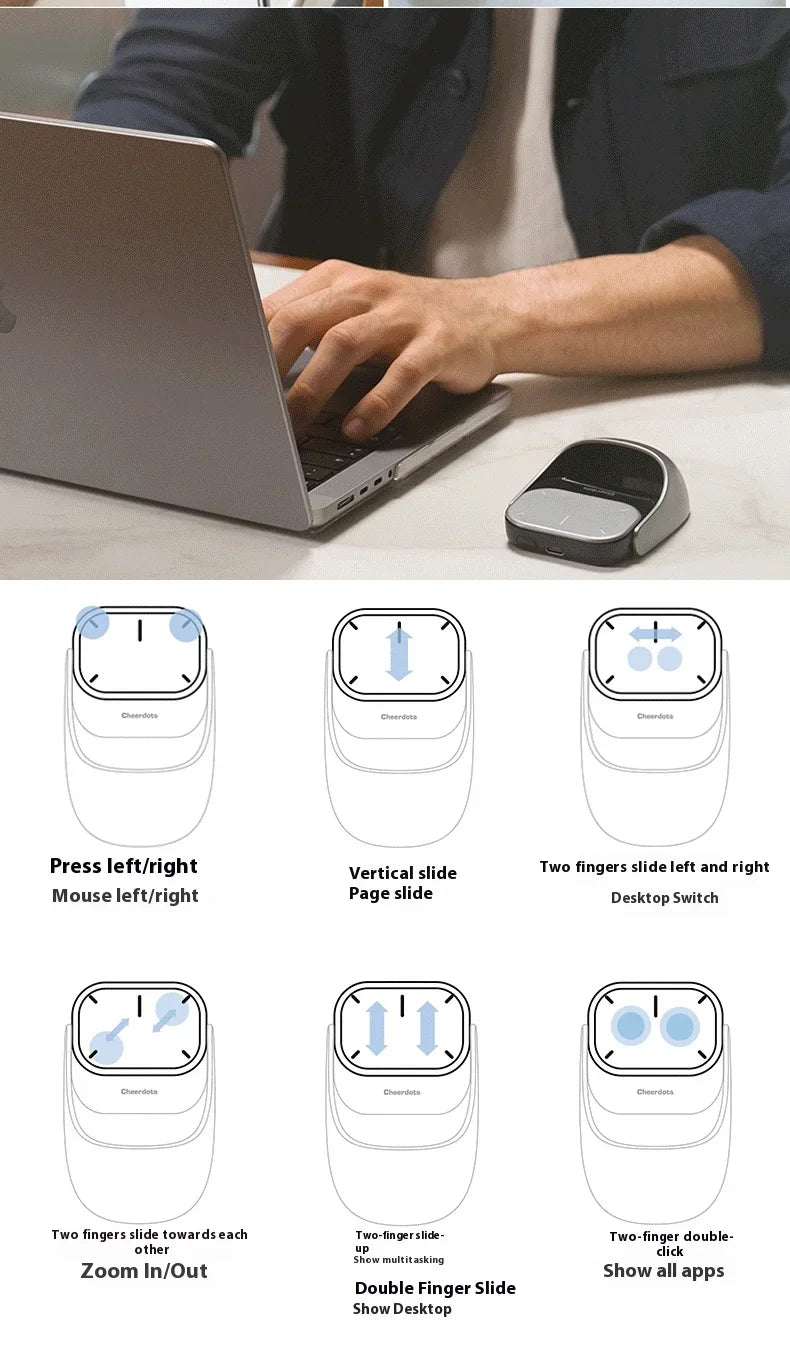 Wireless Air Mouse and Touchpad