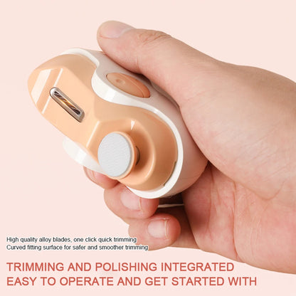 2-in-1 Electric Nail Trimmer – Safe & Painless for Baby, Kids & Adults
