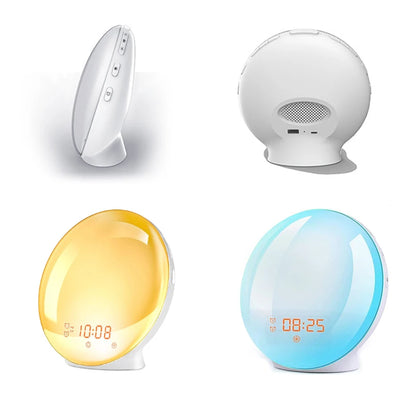 Smart Sunrise Alarm Clock – Dual Alarms, FM Radio, Nightlight & Natural Sounds