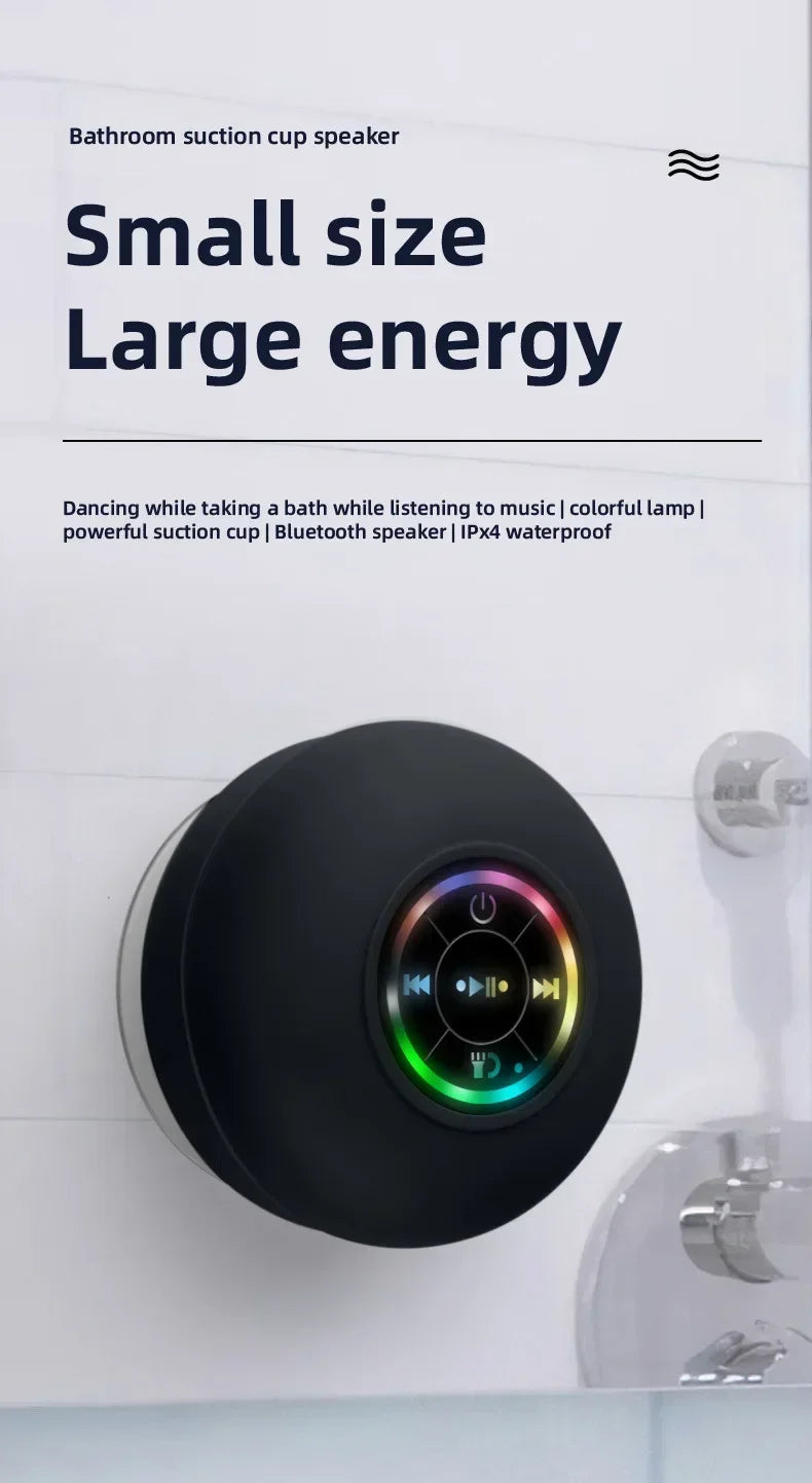 Waterproof Wireless LED Bluetooth Speaker