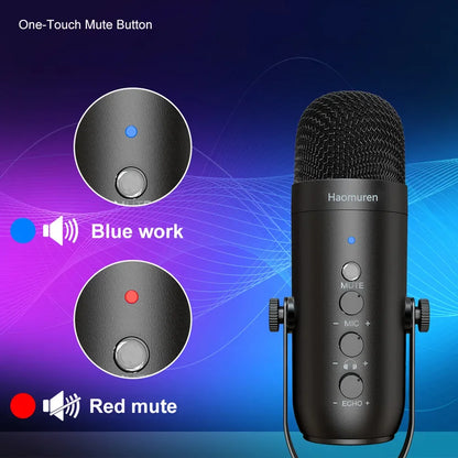 Pro USB Podcast Mic Kit - Boom Arm