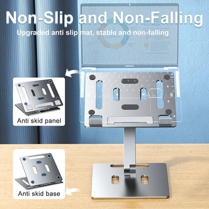 Adjustable Aluminium Book Stand – Foldable Reading Holder