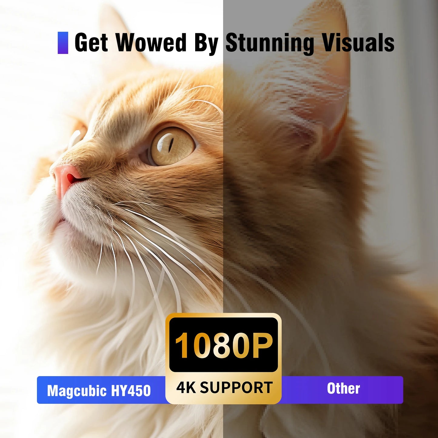 HY450 Ultra Short Throw 8K Projector