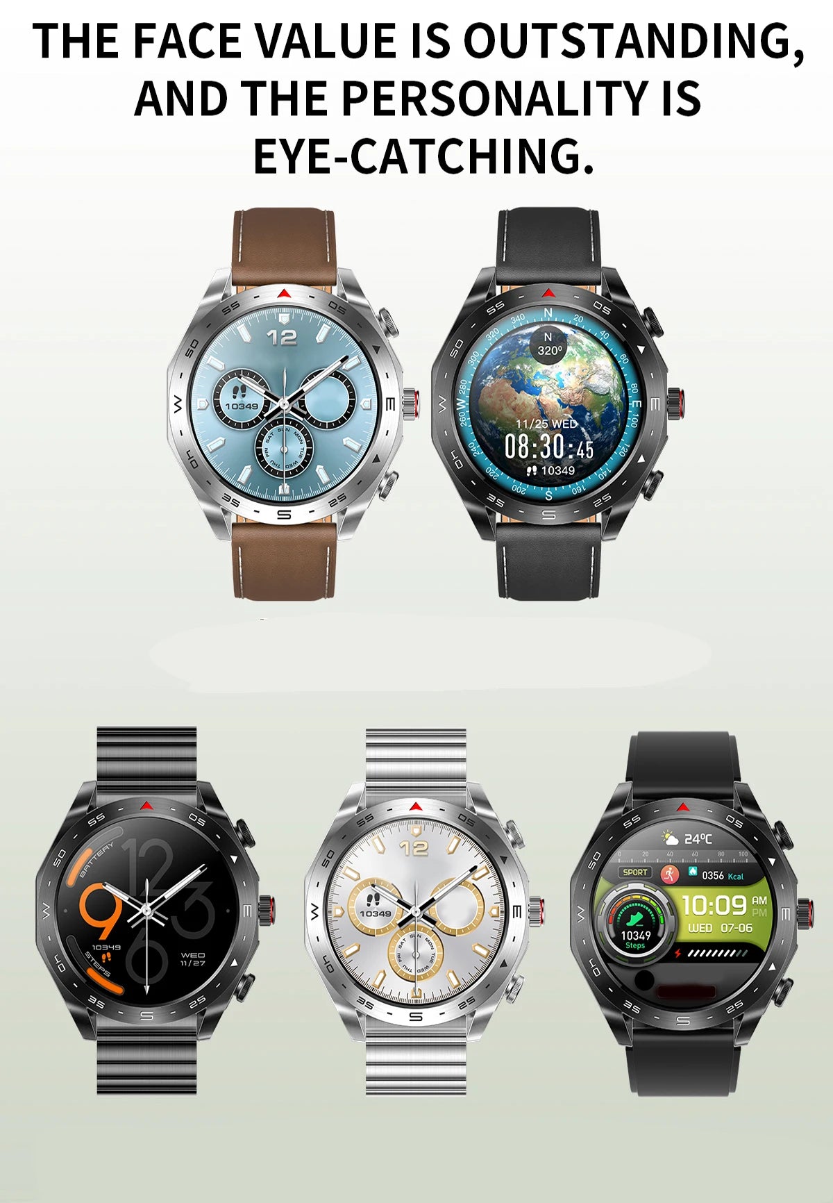 New Smart Watch & Bluetooth Earbuds 2-in-1