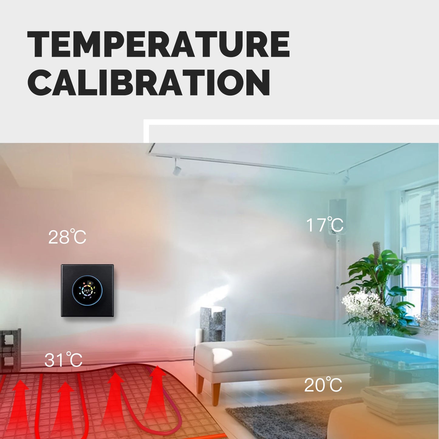 Smart WiFi Thermostat – Works with Alexa & Google Home