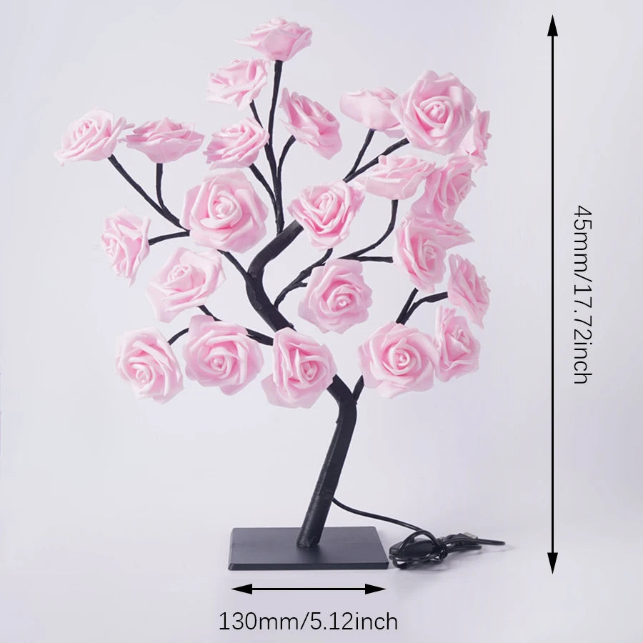24-LED USB Flower Fairy Light – Enchanted Glow for Bedrooms, Weddings & Festive Ambiance