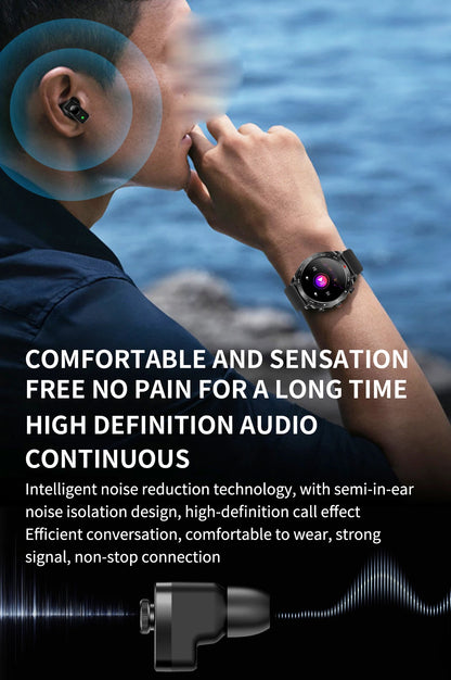 New Smart Watch & Bluetooth Earbuds 2-in-1