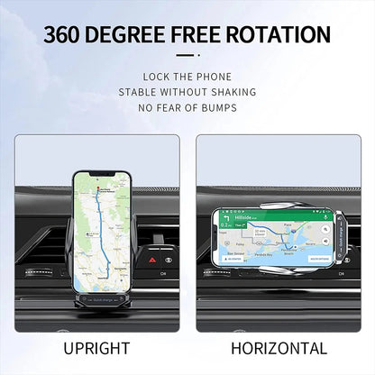15W Magnetic Car Charger – Fast Wireless Charging