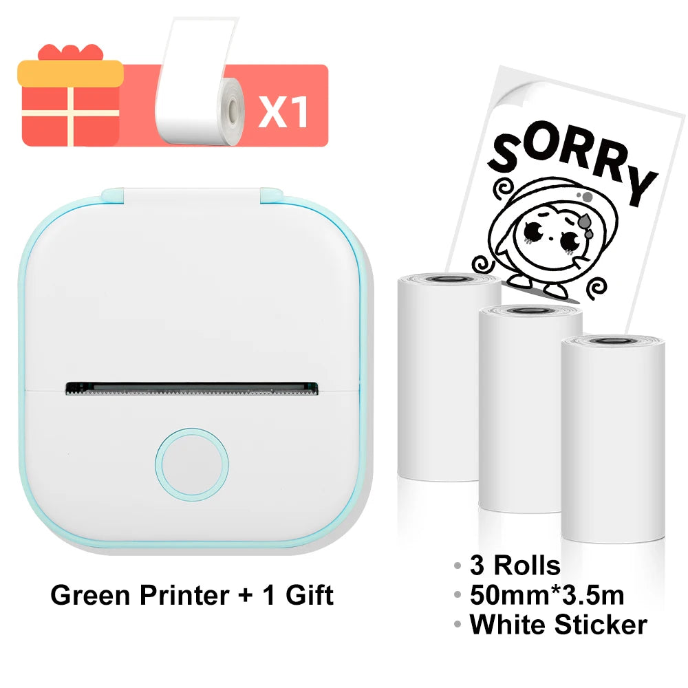 T02 Portable Mini Thermal Printer