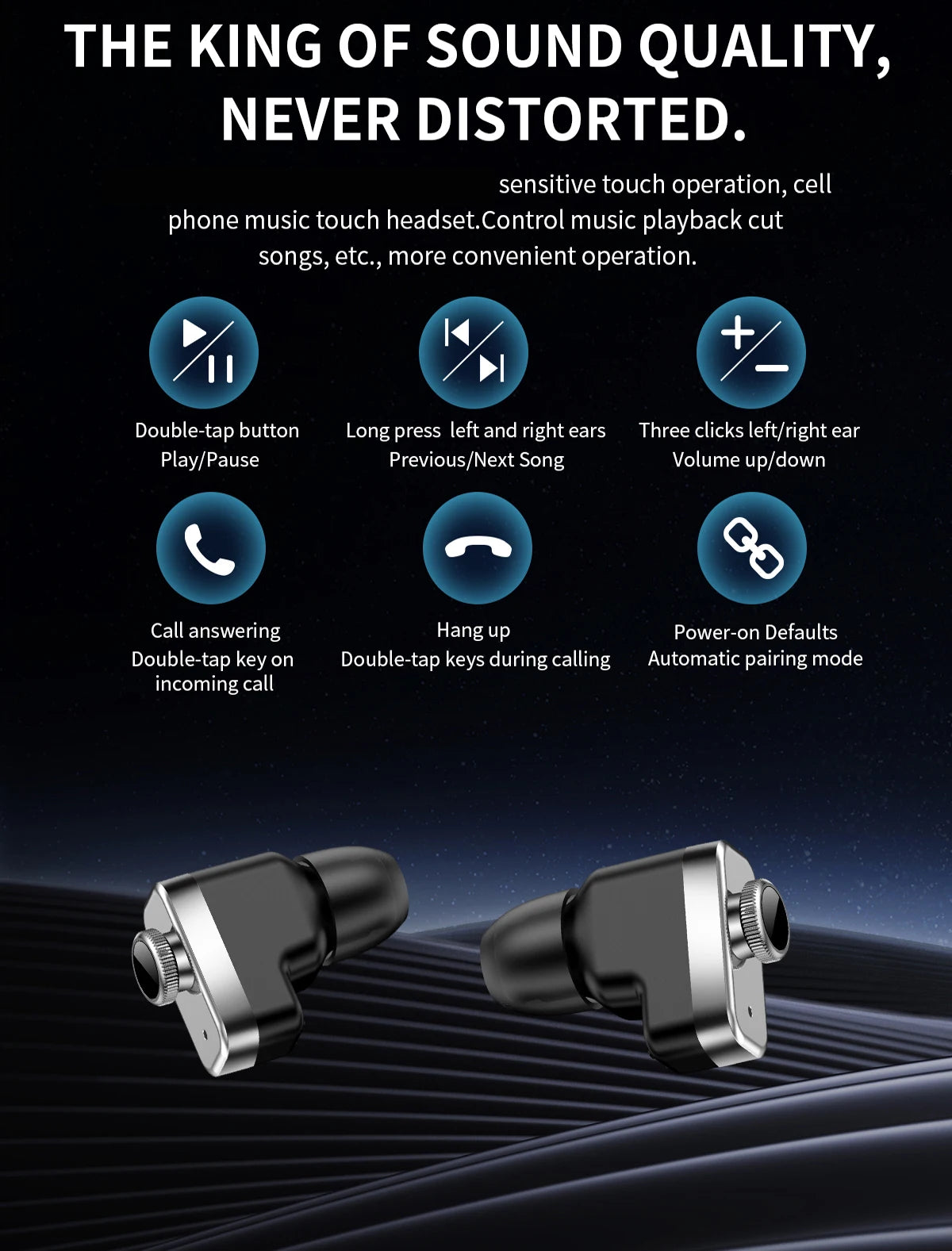 New Smart Watch & Bluetooth Earbuds 2-in-1