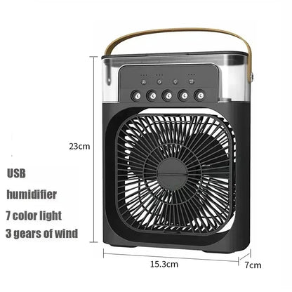 3-in-1 Smart Air Cooler – Portable AC, Humidifier & Night Light