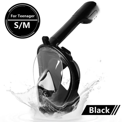 Underwater Anti-Fog Full Face Snorkel Mask