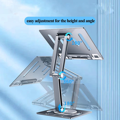 Versatile 360° Adjustable Laptop Stand – Lightweight Design