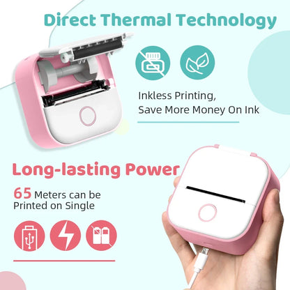 T02 Mini Bluetooth Thermal Printer