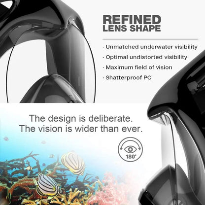 Underwater Anti-Fog Full Face Snorkel Mask