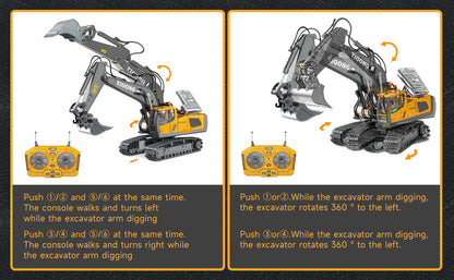 New Drift RC 4x4 Off-Road Excavator – Ultimate Stunt & Crawler Toy